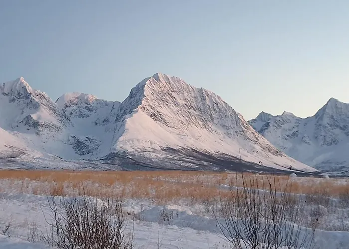 Timber House In Lyngen Jægervatnet